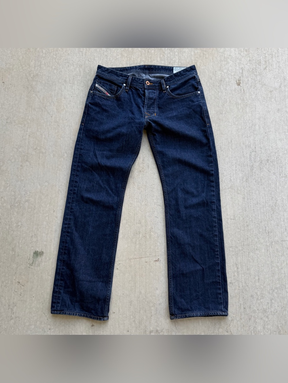 Diesel Larkee Jeans 32x30 Straight Fit Denim Wash ORUS7